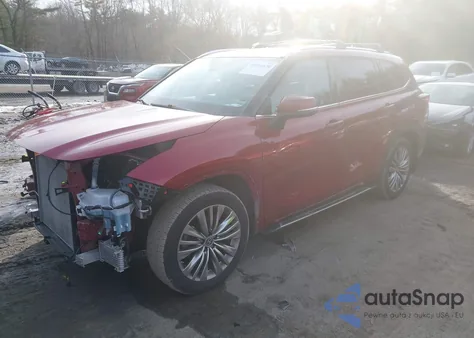 2022 Toyota Highlander Platinum z USA, uszkodzony, nr VIN 5TDFZRBH6NS235918